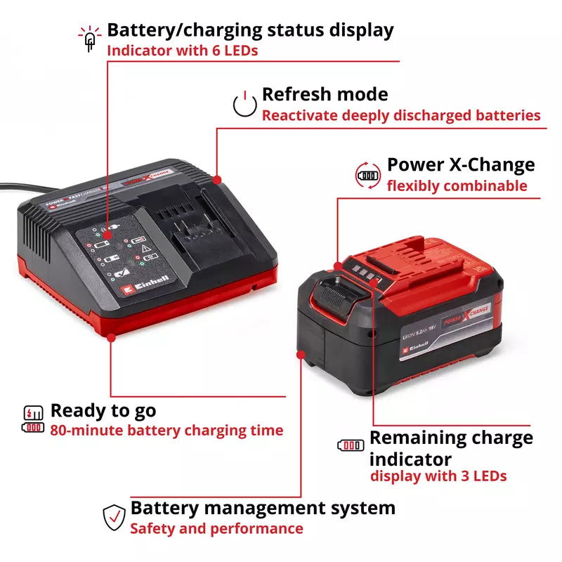 18V 5.2Ah Power X-Change PLUS Starter Kit