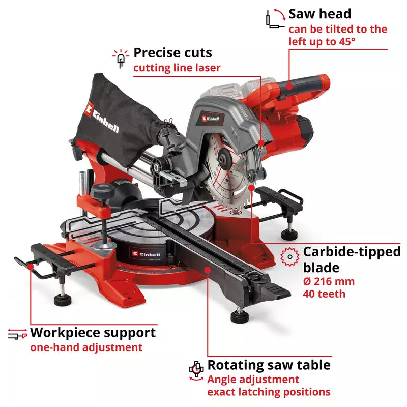 Cordless Sliding Mitre Saw