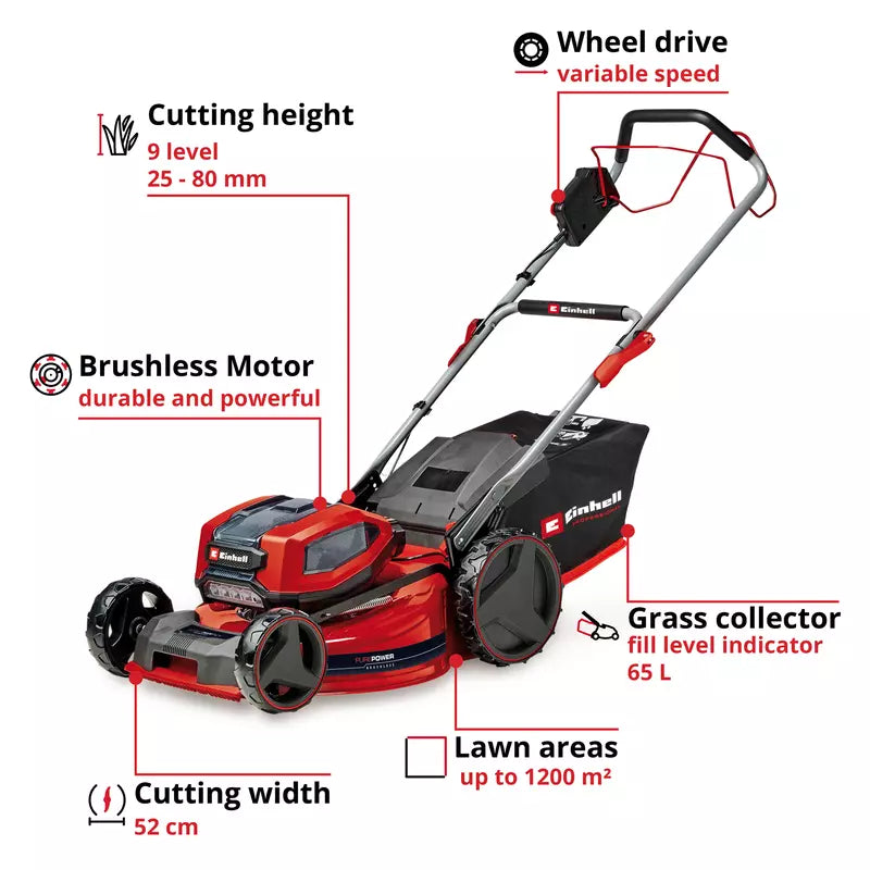 Cordless Lawn Mower 52cm