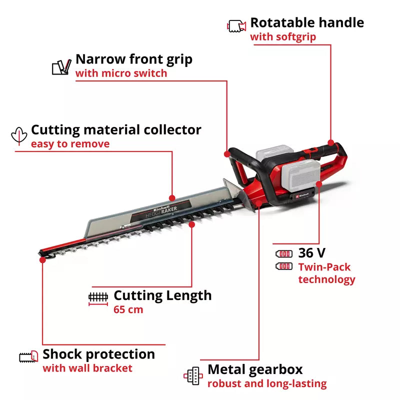 Cordless Hedge Trimmer 65cm