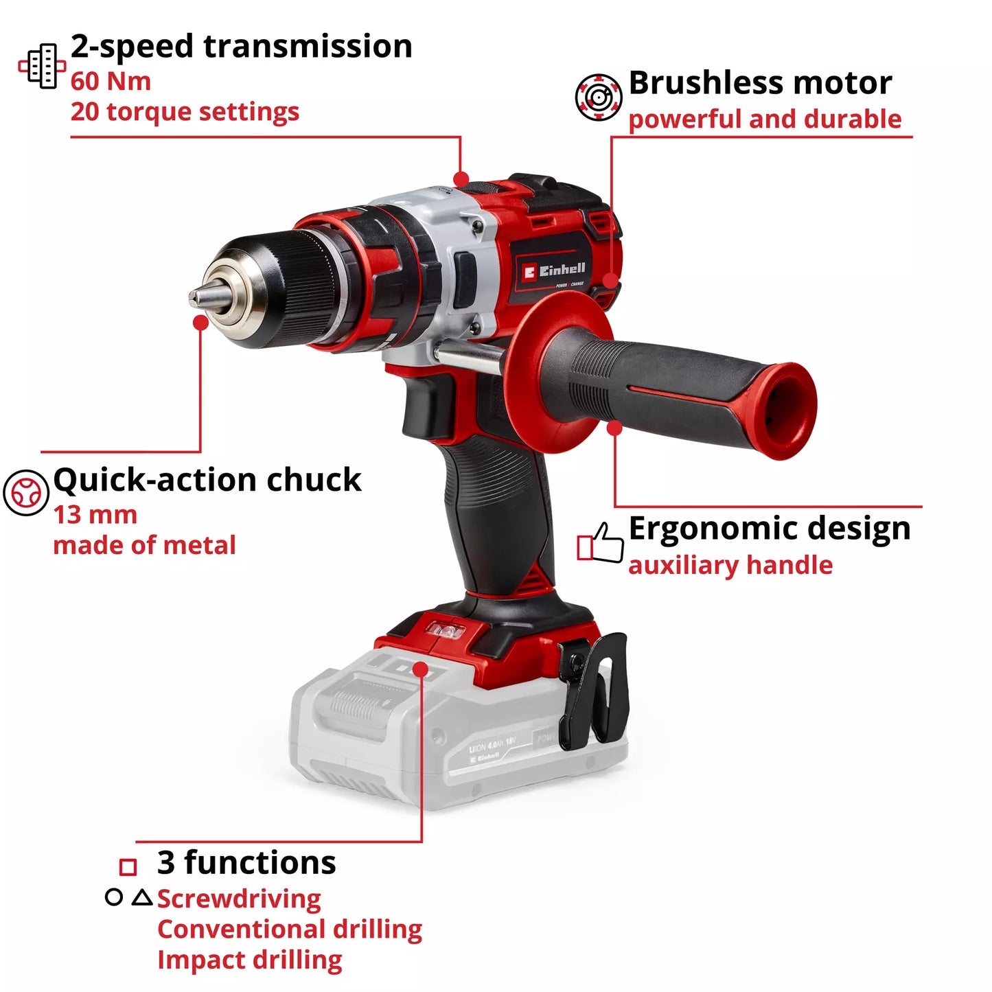 Brushless Cordless Impact Drill