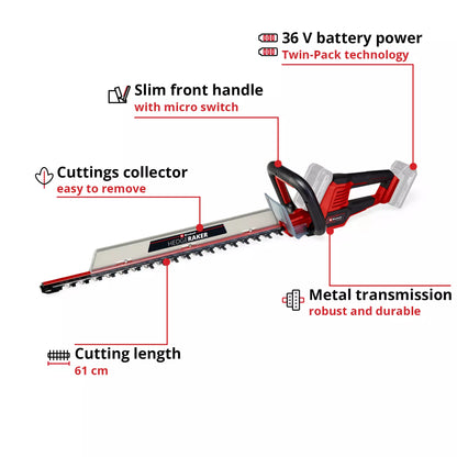 Cordless Hedge Trimmer GE-CH 36/61 Li-Solo