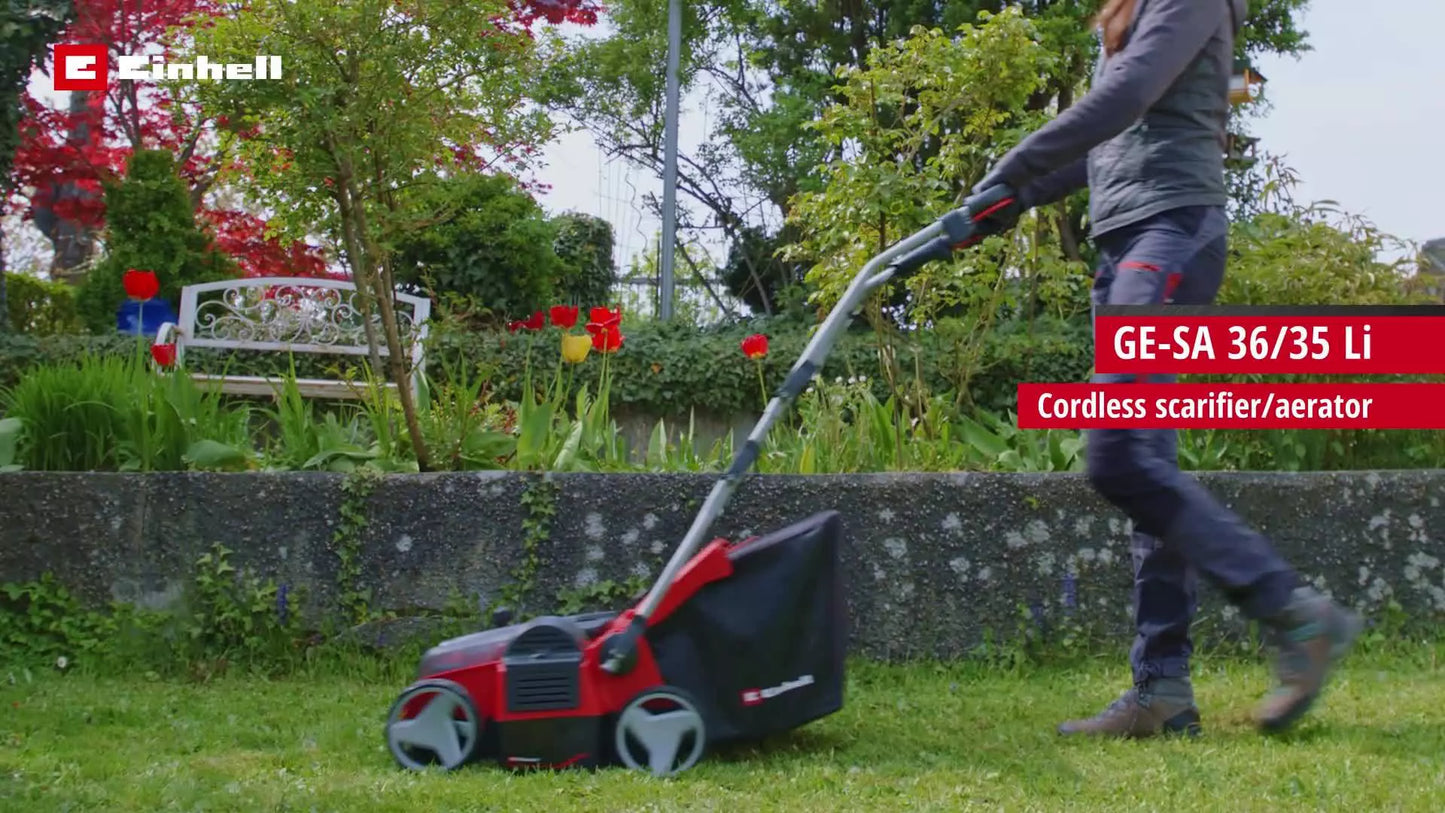 36V Cordless Scarifier Aerator
