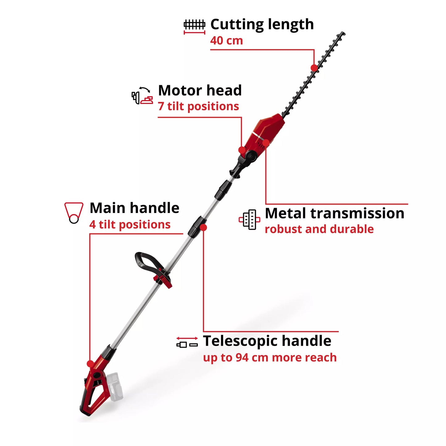Telescopic Hedge Trimmer